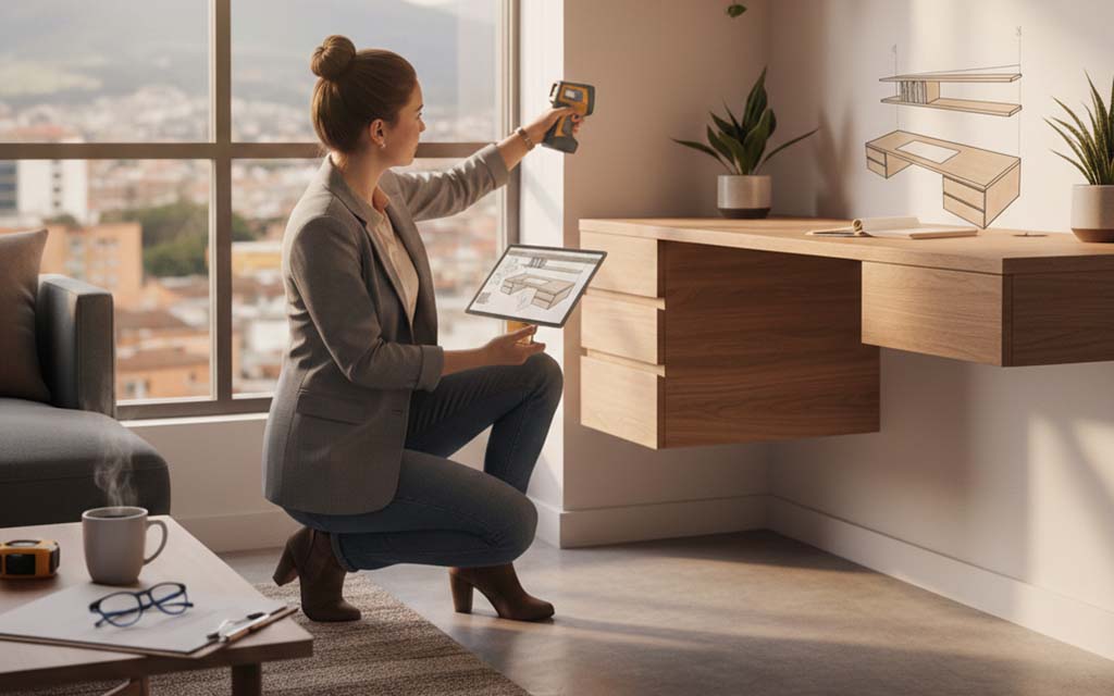 toma de medidas de muebles